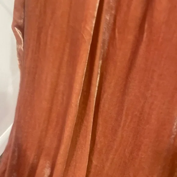Alice + Olivia Velvet Wide-Leg Pants in Peach BRAND NEW WITH TAGS - Picture 6 of 10